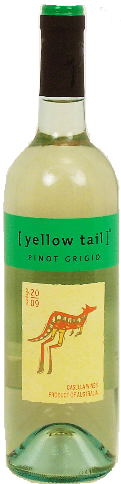 Yellow Tail  pinot grigio wine of South Eastern Australia, 11.5% alc. by vol. Full-Size Picture